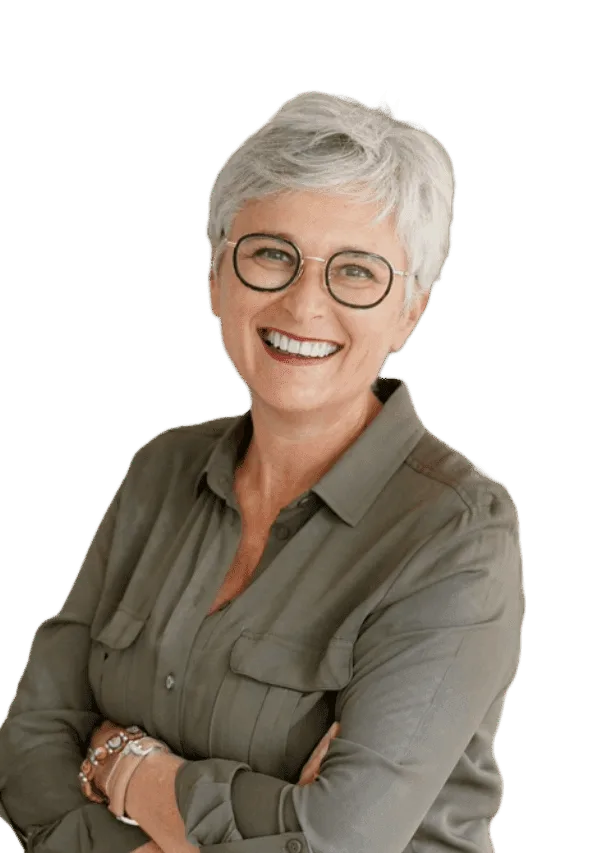 women after dental implants treatment