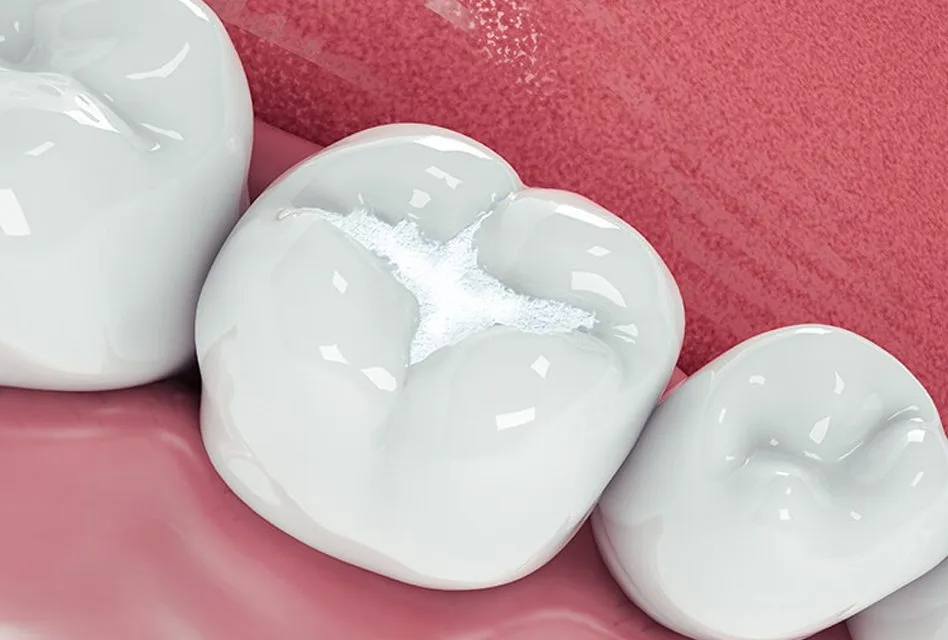 white Composite Fillings